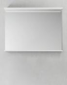 Hafa Store spejl 900 m/LED-profil - Hvid