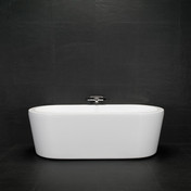 Westerbergs Deep R 1600 badekar, hvid akryl