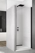 Bath nichedr - 80 cm - Klar glas/sort profil