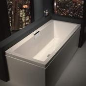 Strømberg L-panel til badekar 1250x725x540mm akryl