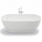 Lavabo Milano fritstende badekar 1700 x 800 mm - Mat hvid
