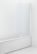 Contura Space badekarvæg - 800x1400 - Klar glas/Matkrom