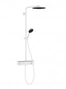 hansgrohe Pulsify S Showerpipe 1jet m/ShowerTablet Select 400 - Mat hvid