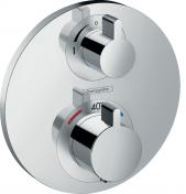 Hansgrohe Ecostat S termostatarmatur t/indbygning - 2 udtag - Krom