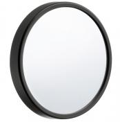 Smedbo Outline Lite kosmetikspejl med sugekop og 12x forstrrelse - Sort