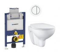 Grohe Bau Rimless toiletpakke inkl. lav cisterne, hvid betjening og sde m/soft-close
