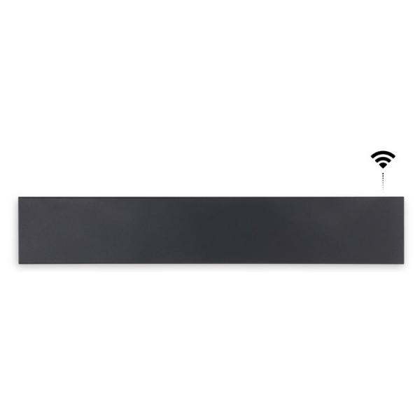 Neo varmeliste med Wifi skindende Grå 1000W, 230V, H: 210mm, L: 1380mm VARMELISTE NEO L 10 KWT GRÅ 230V