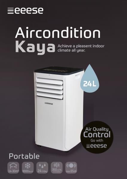 Eeese Kaya mobil aircondition med fjernbetjening