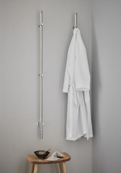 Hafa Grace håndklædetørrer - 7,5x140,5 cm - Rustfrit stål