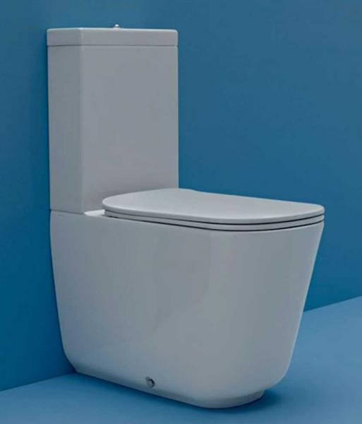 Lavabo Tribeca gulvstående toilet - Hvid