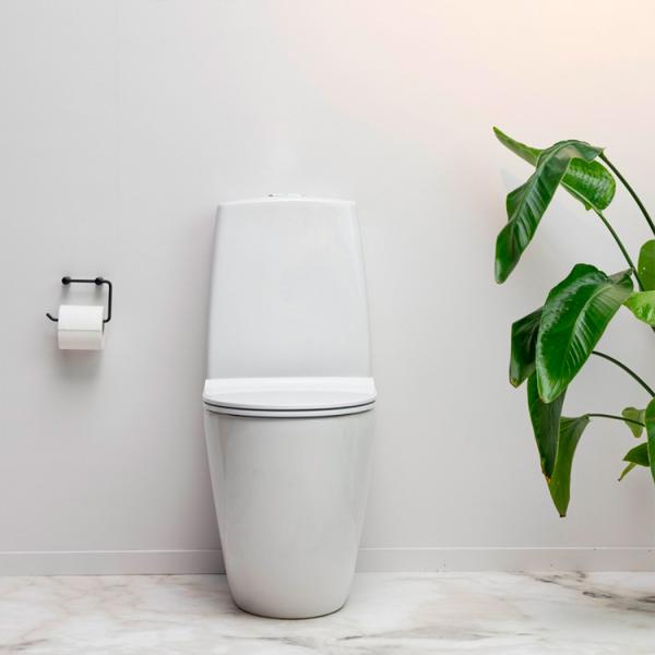 Ifö Spira Art 2.0 toilet rimfree m/sæde Turboflush og Ifö Clean