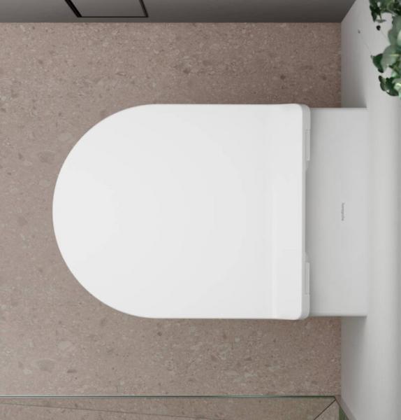 hansgrohe EluPura S væghængt toilet inkl. sæde, AquaHelix og SmartClean