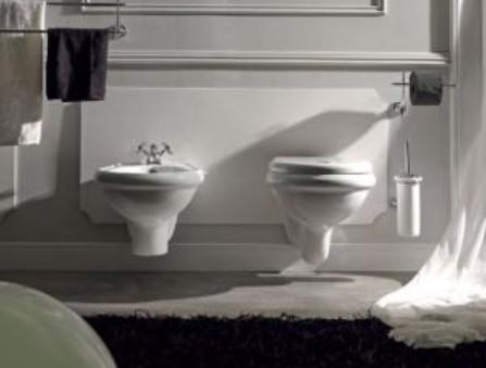 Lavabo Retro væghængt toilet u/sæde - Hvid