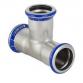 Geberit Mapress rustfri t-stykke - 12 mm
