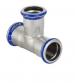 Geberit Mapress rustfri t-stykke - 22 mm
