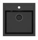 Lavabo Jupiter 50 kompositvask - Antracit-sort/sort