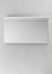 Hafa Store spejl 1200 m/LED-profil og hylde - Hvid