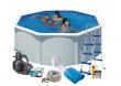 Swim & Fun Pool Basic 120 350 cm Hvid