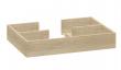 Dansani skuffeindsats m/udskr�ring - 40x28 cm - Egetr�