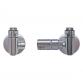 Kriss Corner Combi Rum ventils�t m/rumtermostat - H�jre - Krom