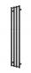 Strmberg Regus hndkldetrrer - 26,6x150 cm - Mat sort
