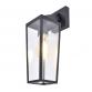 Lutec Tradition Pine udendrslampe til vg - Mat sort