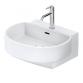 Duravit Balcoon 55 h�ndvask t/v�g - 1 hanehul - Mat hvid - DuraShield