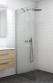 Outlet - Dansani Match D 90 fast v�g - Klar glas/matkrom