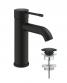 Grohe Essence New hndvaskarmatur m/push-open bundventil - Phantom black