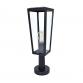 Lutec Tradition Pine udendrs standerlampe - Mat sort