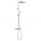 Damixa Iris 300 komplet brusesystem m/termostat - Steel