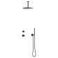 Damixa Iris DS 2 brusesystem til indbygning - Loft - B�rstet grafitgr�