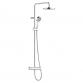 Oras Linea Rain 20 bruses�t m/termostatarmatur 1 spray - Krom