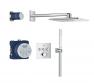 Grohe Precision SmartControl 310 komplet brusesystem til indbygning - Firkantet