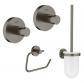 Grohe Essentials pakke - Brstet hard graphite