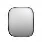 Sanibell Ink SP29 superellipse spejl m/ramme 100 x 100 cm - Brstet gunmetal