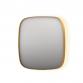Sanibell Ink SP30 superellipse spejl m/backlight, varme og sensor 80 x 80 cm - Brstet mat guld