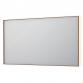 Sanibell Ink SP32 firkantet spejl m/backlight, varme og sensor 140 x 80 cm - Brstet kobber