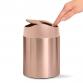 Simplehuman mini affaldsspand m/vippelg - Rosegold