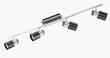 Eglo Davida LED Spot 4 - Krom/sort