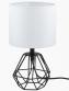 Eglo Carlton 2 bordlampe - Sort/hvid