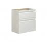 Dansani Luna Mini Menuet vaskeskab 60*64 m/skuffer - Hvid mat