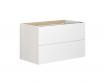 Dansani Luna vaskeskab 80x48 m/skuffer - Hvid h�jglans