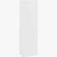 Dansani Luna 50 h�jskab m/tr�- og glashylder - H�jre - Hvid mat