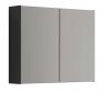 Dansani Mido+ Select 80 spejlskab - Sort struktur