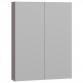 Dansani Style spejlskab 60 m/lysstyring - Gr� mat