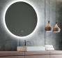 Sandra rundt spejl m/integreret LED lys, touch, backlight og varme - 100 cm