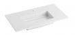Str�mberg Reno 81 m�belvask i Solid Surface - Mat hvid - 1 hanehul