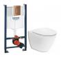 If Spira Art toiletpakke inkl. sde m/soft-close, cisterne og kobber betjening