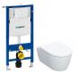 Geberit iCon mat hvid vghngt toilet inkl. sde m/SoftClose, hj cisterne og betjening i hvid